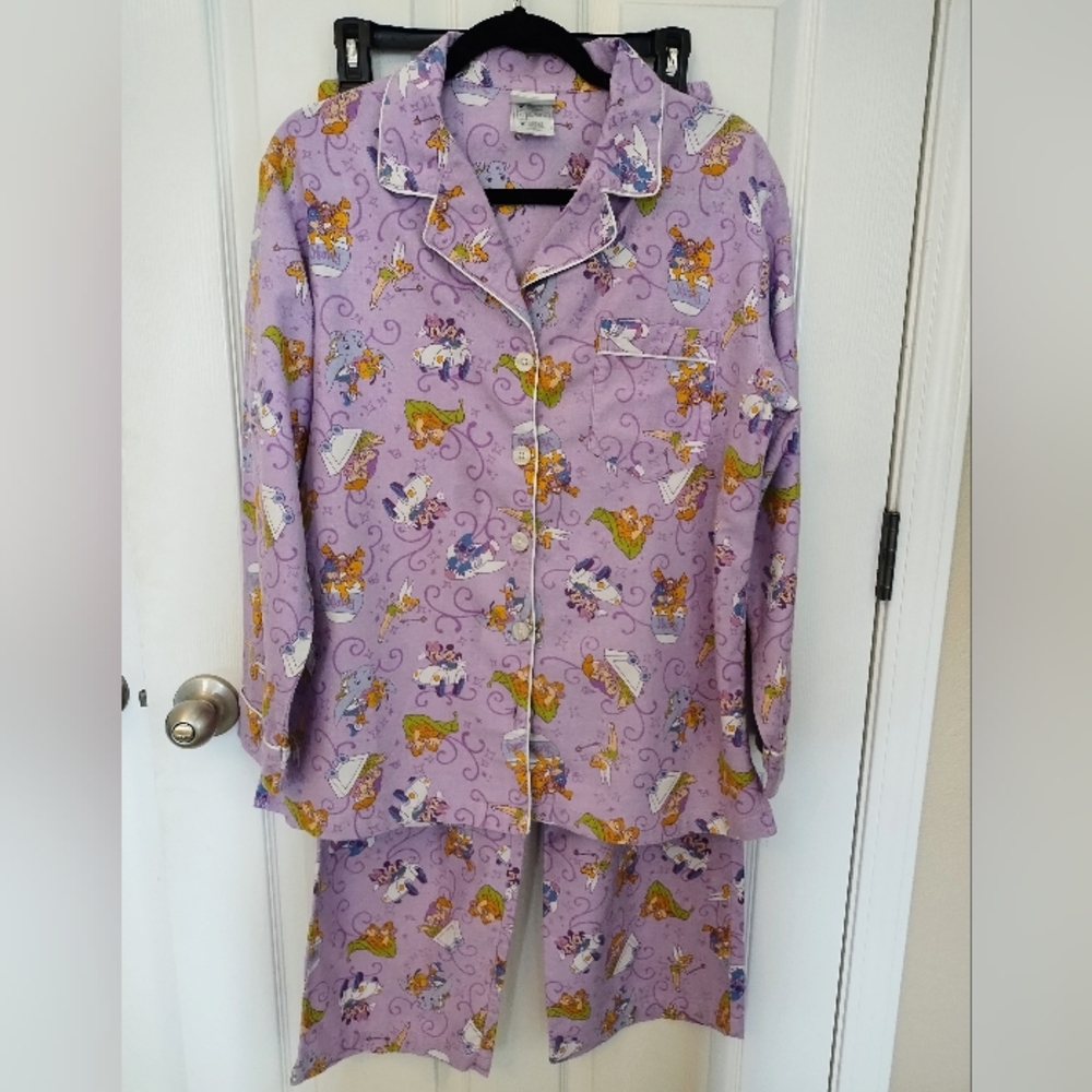 Ladies Disney Cotton Flannel Pajamas M